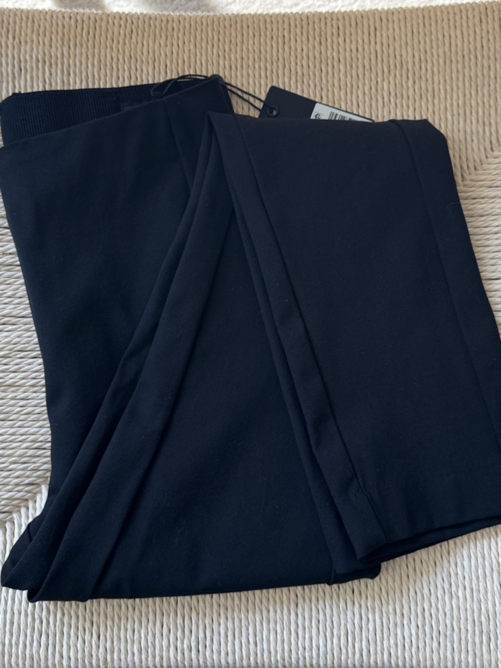rag & bone Black Straight-Leg Pants with Original Tag